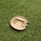 Seattle Football Stadium 3D Ornament - Laser Cut - Wooden - Christmas