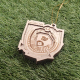 Washington DC Baseball Stadium 3D Ornament - Laser Cut - Wooden - Christmas