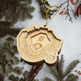 Detroit Baseball Stadium 3d Ornament - Laser Cut - Wooden - Christmas