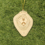 New York Baseball Stadium Ornament - M Team - Laser Cut - Wooden - Christmas