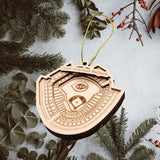 Cincinnati Baseball Stadium 3D Ornament - Laser Cut - Wooden - Christmas - Ohio