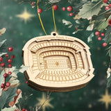 Cleveland Football Stadium 3D Ornament - Laser Cut - Wooden - Christmas
