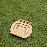 The Big House College Football Stadium 3D Ornament - Michigan - Laser Cut - Wooden - Christmas