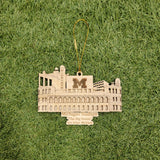 The Big House College Football DETAILED Stadium 3D Ornament - Michigan - Laser Cut - Wooden - Christmas