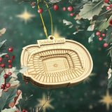 Chicago Football Stadium 3d Ornament - Laser Cut - Wooden - Christmas