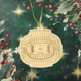 Professional Football Stadium Ornament: Wooden Layered Design (Laser Engraved)