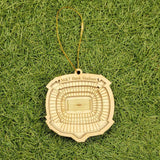 Baltimore Football Stadium 3d Ornament - Laser Cut - Wooden - Christmas - MADE IN BALTIMORE