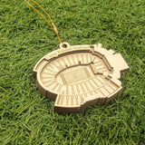 Madison Wisconsin College Football Stadium 3D Ornament - Laser Cut - Wooden - Christmas
