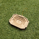 San Francisco Football Stadium 3D Ornament - Laser Cut - Wooden - Christmas