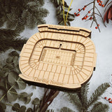 The Big House College Football Stadium 3D Ornament - Michigan - Laser Cut - Wooden - Christmas