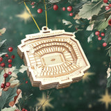 Philadelphia Football Stadium 3D Ornament - Laser Cut - Wooden - Christmas