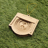 Toronto Baseball Stadium 3d Ornament - Laser Cut - Wooden - Christmas