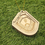 San Francisco Baseball Stadium 3D Ornament - Laser Cut - Wooden - Christmas
