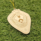 New York Baseball Stadium Ornament - M Team - Laser Cut - Wooden - Christmas