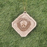 St Louis Baseball Stadium 3D Ornament - Laser Cut - Wooden - Christmas