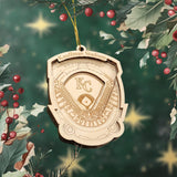 Kansas City Baseball Stadium 3D Ornament - Laser Cut - Wooden - Christmas