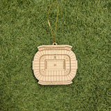 The Big House College Football Stadium 3D Ornament - Michigan - Laser Cut - Wooden - Christmas