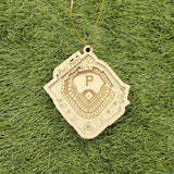 Pittsburgh Baseball Stadium 3d Ornament - Laser Cut - Wooden - Christmas