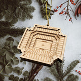 Miami Football Stadium 3D Ornament - Laser Cut - Wooden - Christmas