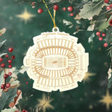 College Football Stadium Ornament - Laser Cut - Wooden - Christmas