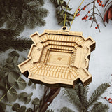 Tampa Bay Football Stadium 3D Ornament - Laser Cut - Wooden - Christmas