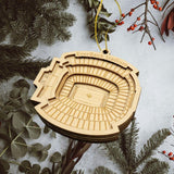 Jacksonville Football Stadium 3D Ornament - Laser Cut - Wooden - Christmas