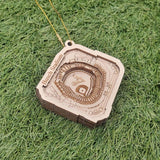 St Louis Baseball Stadium 3D Ornament - Laser Cut - Wooden - Christmas