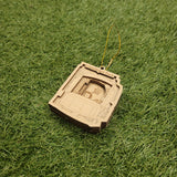 Miami Baseball Stadium 3d Ornament - Laser Cut - Wooden - Christmas