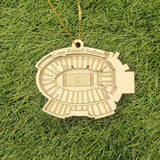 Madison Wisconsin College Football Stadium 3D Ornament - Laser Cut - Wooden - Christmas