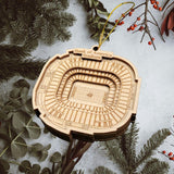 Carolina Football Stadium 3D Ornament - Laser Cut - Wooden - Christmas