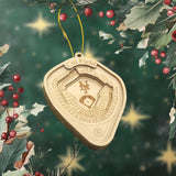 New York Baseball Stadium 3D Ornament - M Team - Laser Cut - Wooden - Christmas