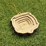 Baltimore Football Stadium 3d Ornament - Laser Cut - Wooden - Christmas - MADE IN BALTIMORE
