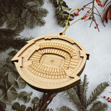 Cincinnati Football Stadium 3D Ornament - Laser Cut - Wooden - Christmas