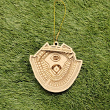Cincinnati Baseball Stadium 3D Ornament - Laser Cut - Wooden - Christmas - Ohio