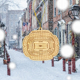 College Football Stadium Ornament - Laser Cut - Wooden - Christmas