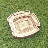 Pittsburgh Football Stadium 3D Ornament - Laser Cut - Wooden - Christmas