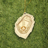 Boston Baseball Stadium 3D Ornament - Laser Cut - Wooden - Christmas