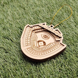Cincinnati Baseball Stadium 3D Ornament - Laser Cut - Wooden - Christmas - Ohio