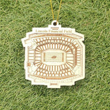 Philadelphia Football Stadium 3D Ornament - Laser Cut - Wooden - Christmas