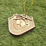 Cleveland Baseball Stadium 3d Ornament - Laser Cut - Wooden - Christmas