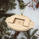Dallas Football Stadium 3D Ornament - Laser Cut - Wooden - Christmas