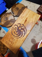 MAGNETIC Bottle Opener - Wall Mounted Bottle Opener - Game of Thrones - Targaryn - Stark -Lannister - Magnetic