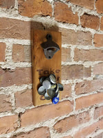 MAGNETIC Bottle Opener - Wall Mounted Bottle Opener - Take Your Top Off - Laser Engraved