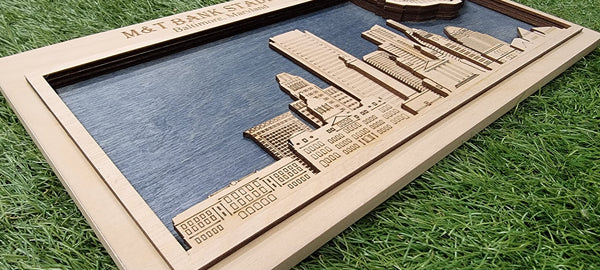 Baltimore 3d Skyline Football Stadium - FREE SHIPPING