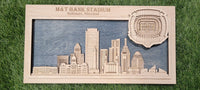 Baltimore 3d Skyline Football Stadium - FREE SHIPPING