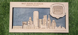 Baltimore 3d Skyline Football Stadium - FREE SHIPPING