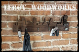 Baltimore Skyline - Maryland - Magnetic Key Hanger - Wood - Cityscape - Key Rack - Bottle opener - Coat Rack - Knife Rack - Knife Holder